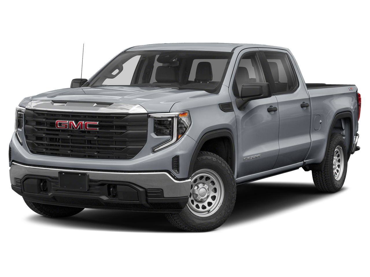 2023 GMC Sierra 1500 Denali in Summit White — front three-quarter view
