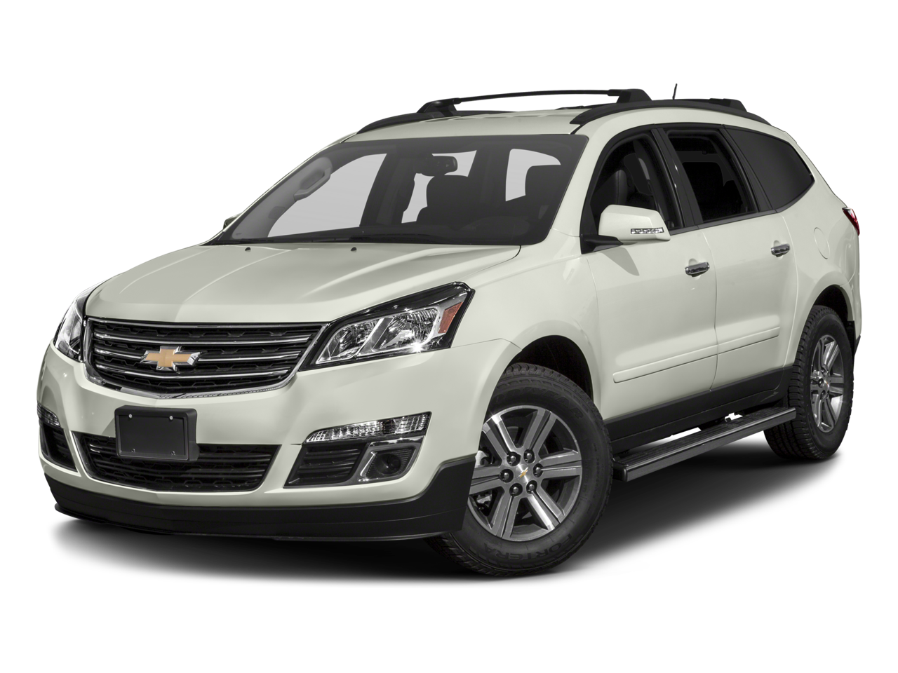 2017 Chevrolet Traverse LT in Tungsten Metallic — front three-quarter view