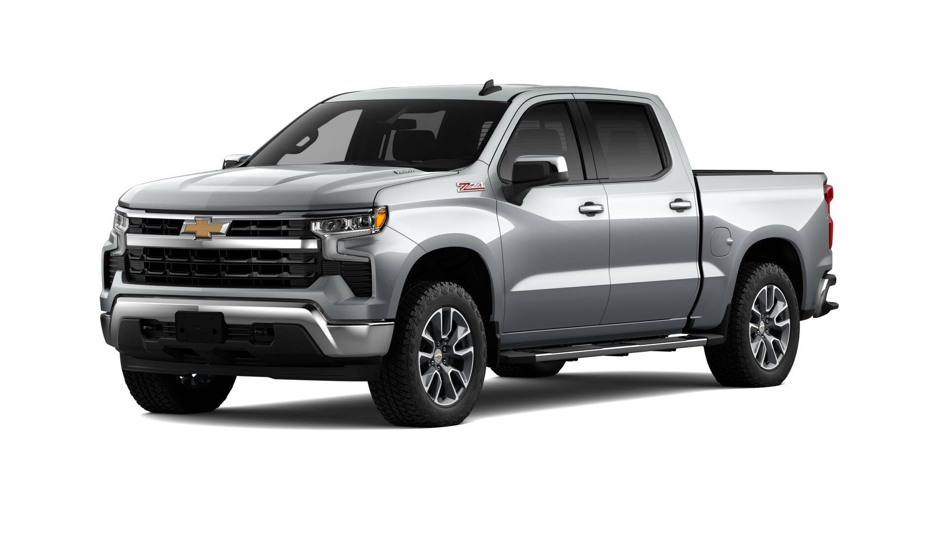 2026 Chevrolet Silverado 1500 LT in Sterling Gray Metallic — front three-quarter view
