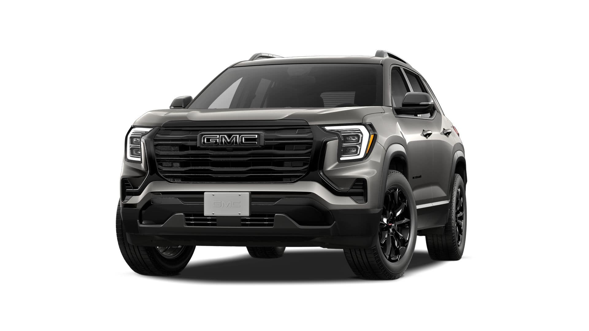 2027 GMC Terrain FWD Elevation in Sterling Metallic — front three-quarter view